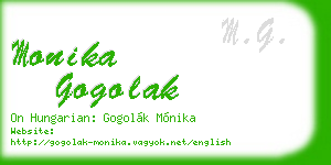 monika gogolak business card
